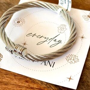 Alex and Ani Silver Cable Bracelet
